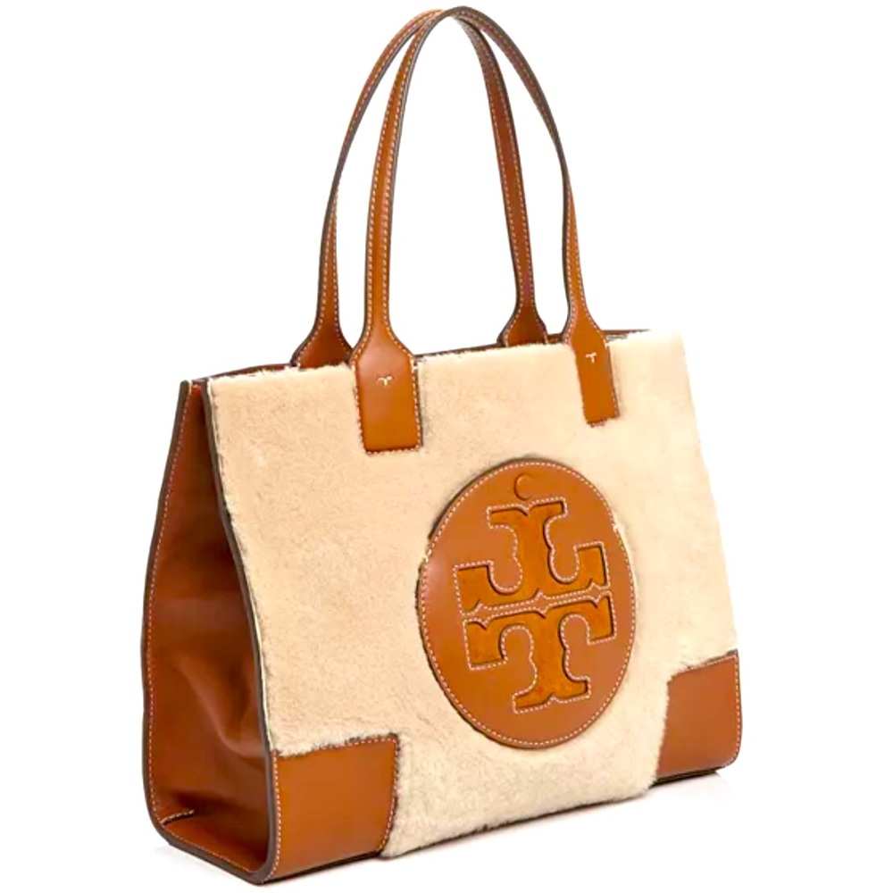 Tory Burch Ella Shearling Mini Tote